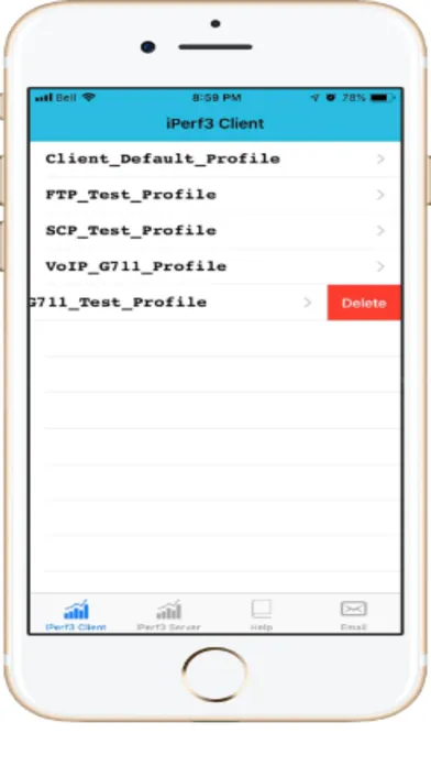 iPerf3 Performance Test Tool স্ক্রিনশট