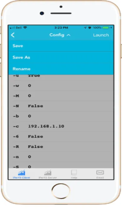 iPerf3 Performance Test Tool স্ক্রিনশট