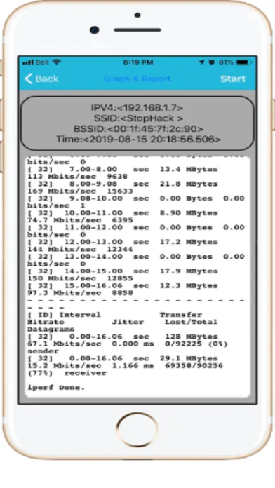 iPerf3 Performance Test Tool স্ক্রিনশট