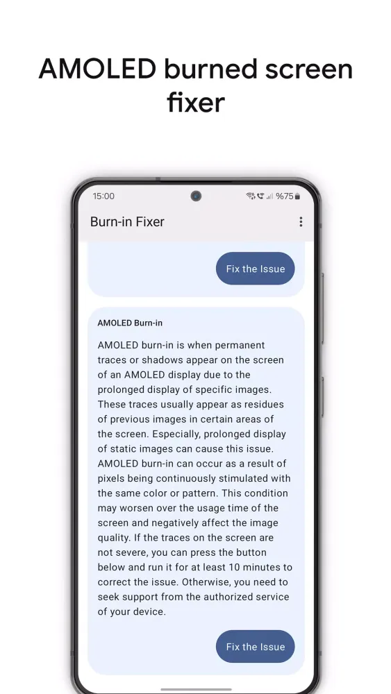 Zrzuty ekranu Burn-In: Ghost Screen Fixer