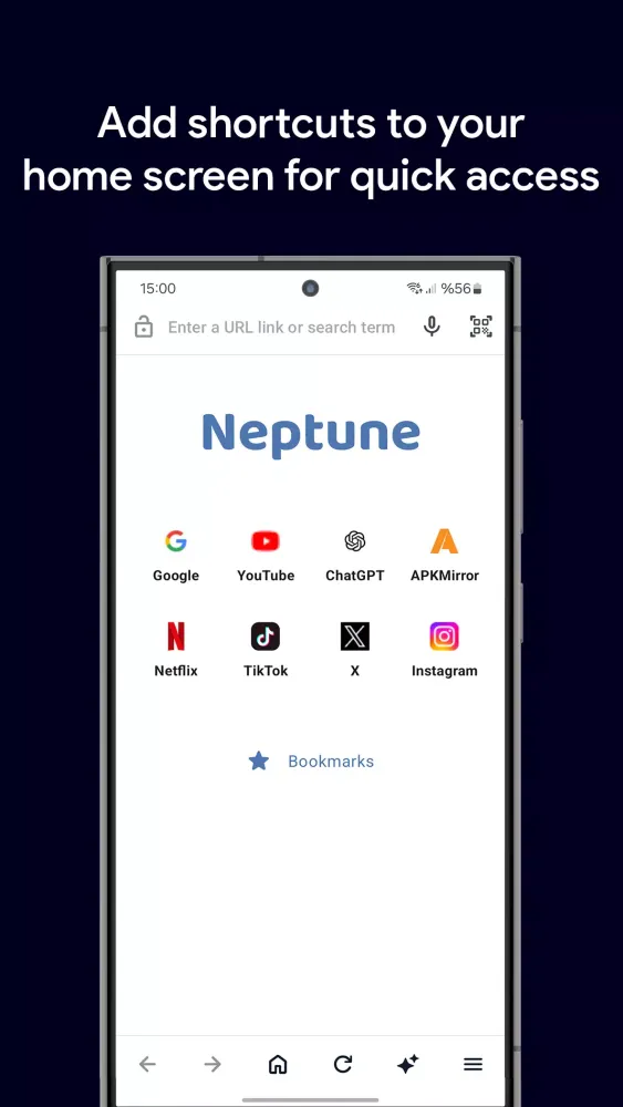 Screenshot di Neptune Browser
