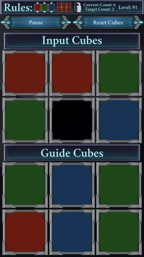 Capturas de tela do Puzzle Cubez