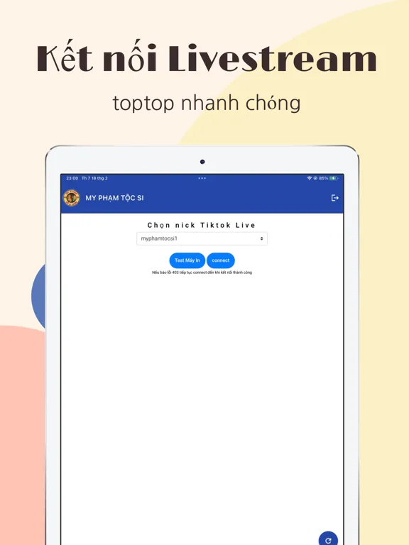 tocsiapp iPad  Screenshots