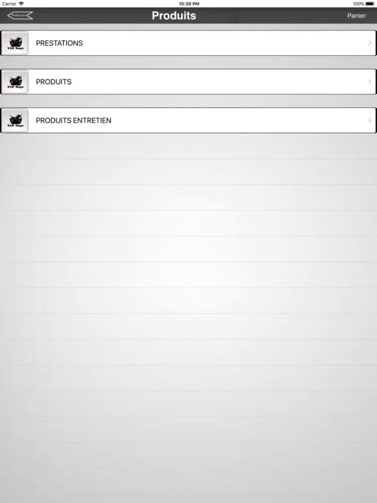 Captures d'écran de VIP Dog iPad 