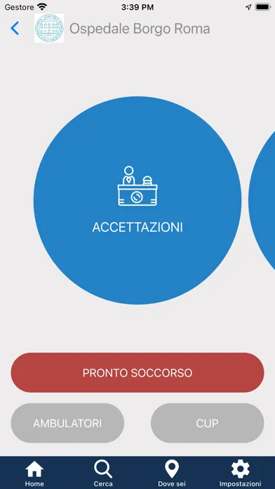 Zrzuty ekranu Ospedali Verona