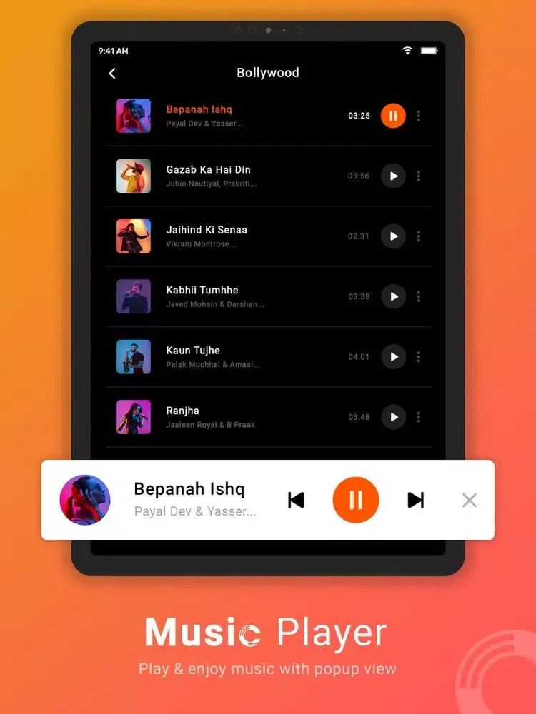 Music Player - Ringtone Maker iPad 应用截图