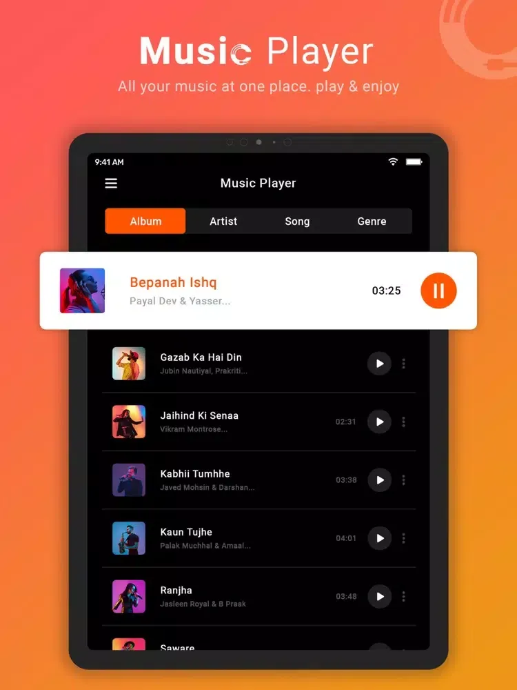 Music Player - Ringtone Maker iPad 应用截图