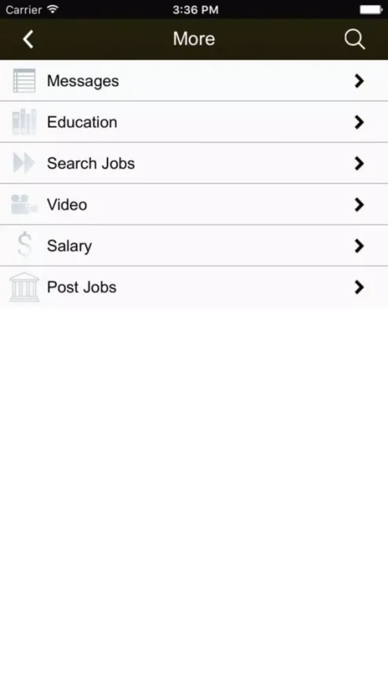 Tangkapan layar Higher Education Jobs