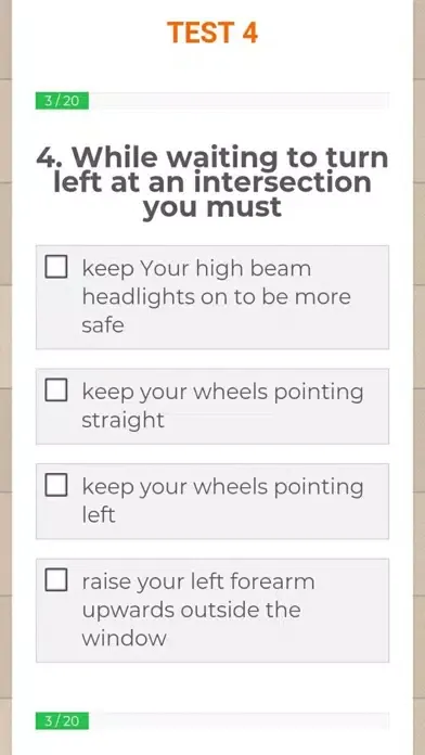 KS DMV PRACTICE DRIVING TESTS应用截图