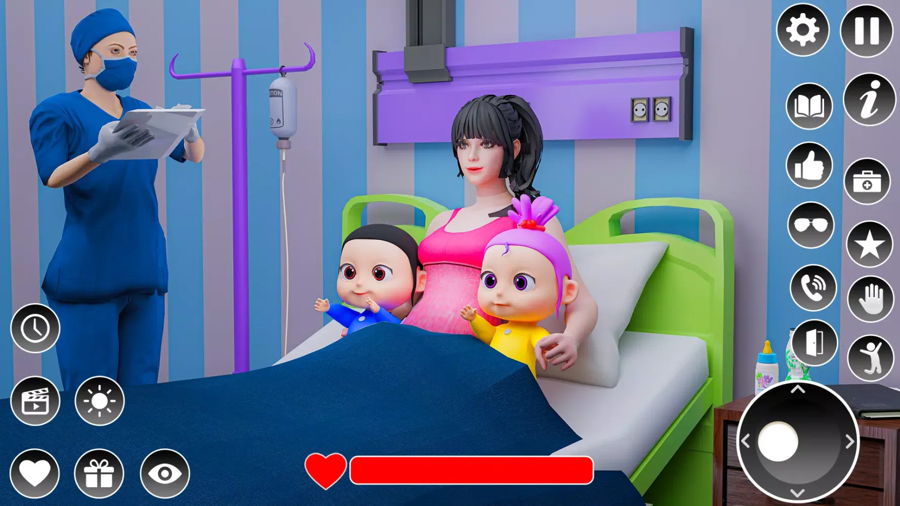 Tangkapan layar Pregnant Mother Family Game