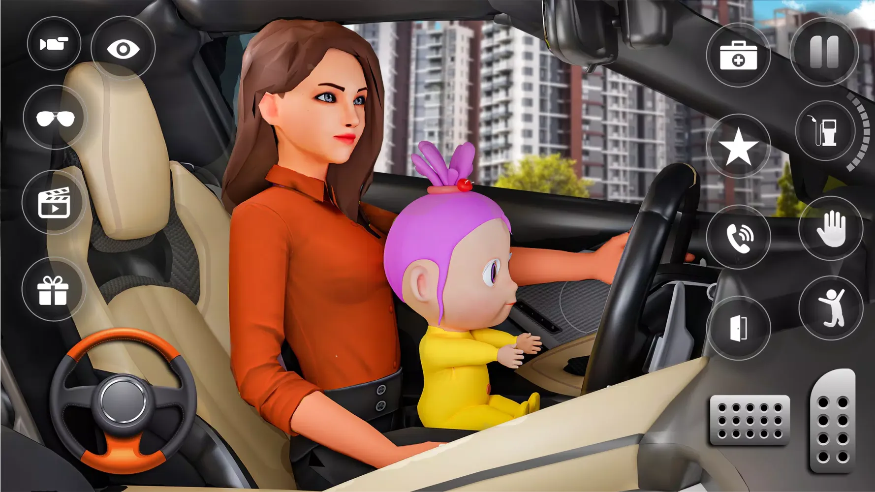Tangkapan layar Pregnant Mother Family Game