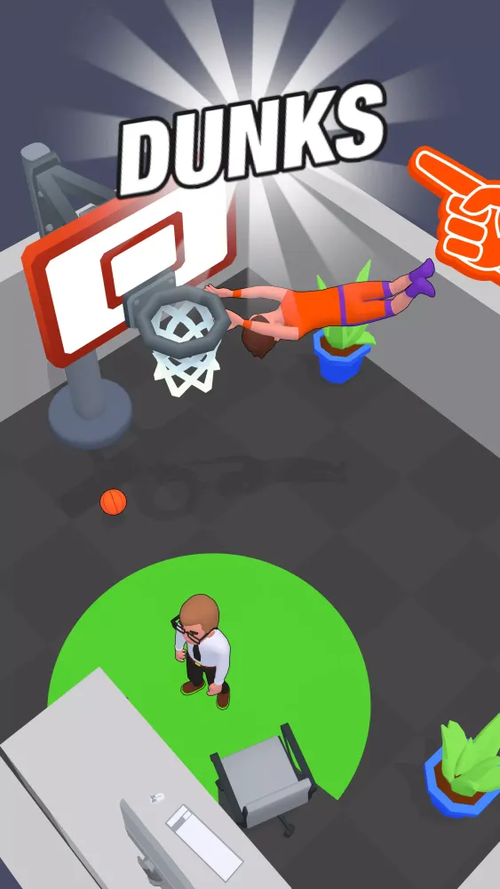 Throw Your Dunk! سکرین شاٹس