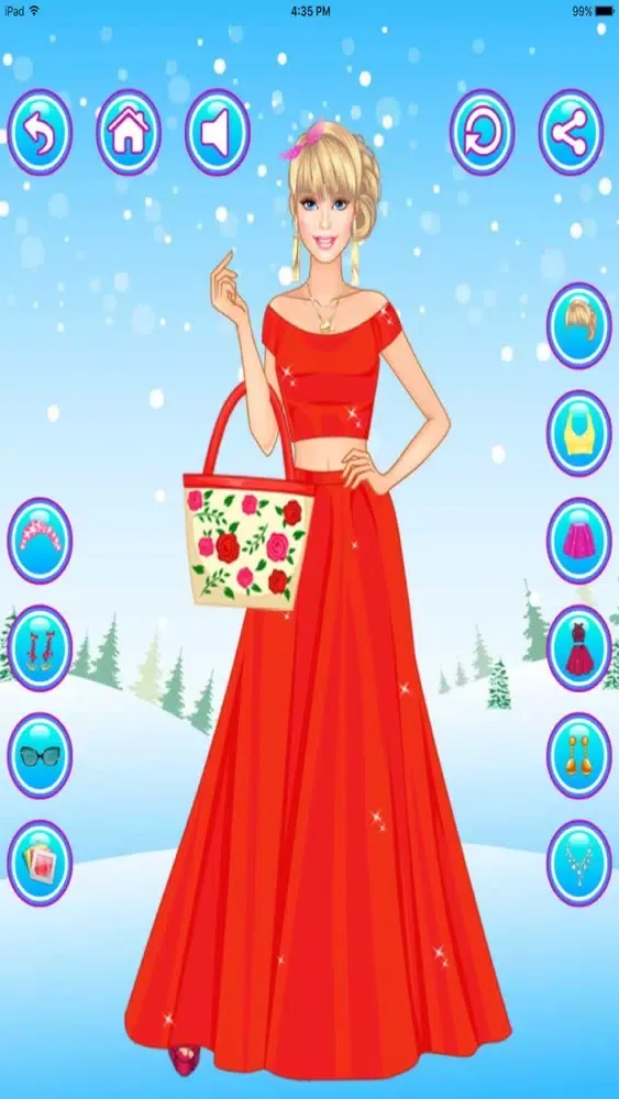 Capturas de pantalla de Winter Girls Dress up ,Makeup, Makeover