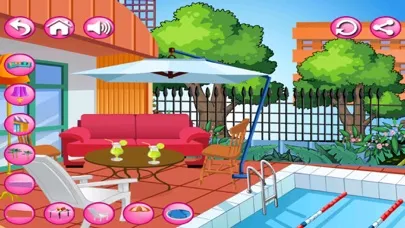 Room Decoration -Vacation Villa, Patio Party, Girls BedRoom, Kids Room, Punk Girl Room Screenshots
