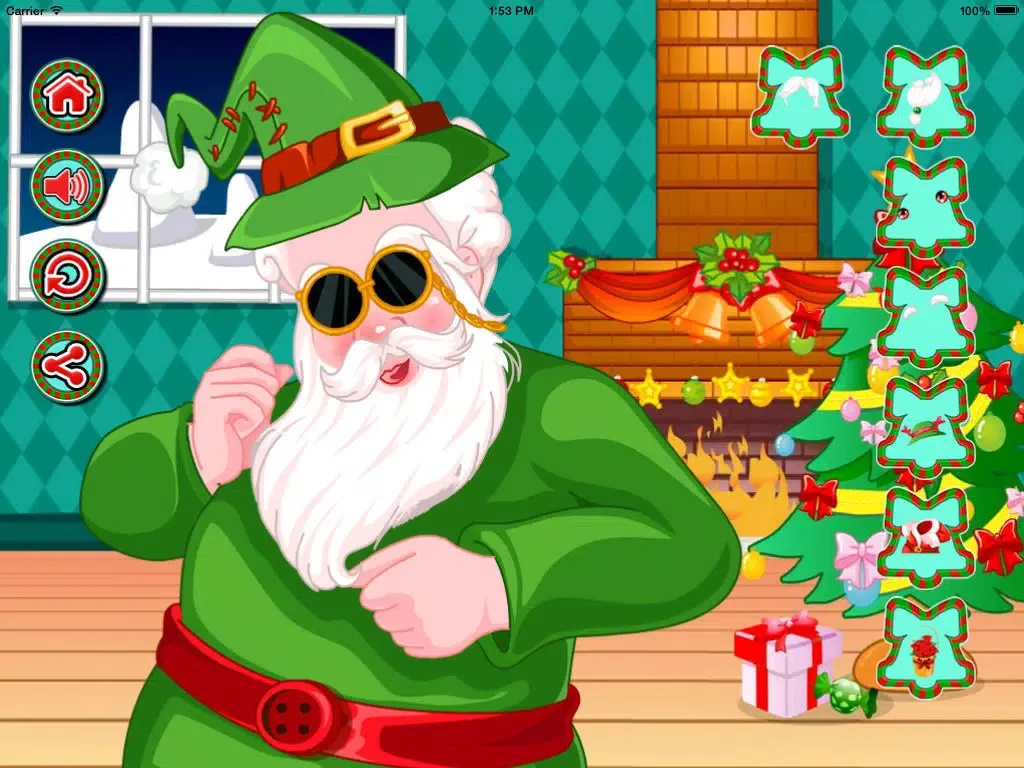 Christmas:Santa Makeover iPad  Ekran Görüntüleri