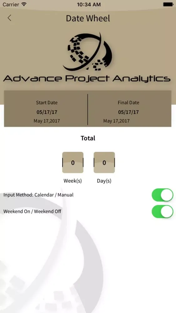 Project Analytics App スクリーンショット
