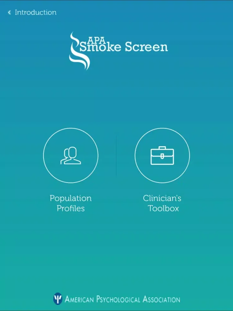 Ảnh chụp màn hình của APA Smoke Screen iPad 