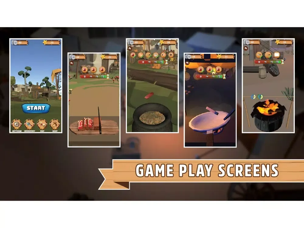 Viking Cook: ASMR Cooking Game iPad 应用截图