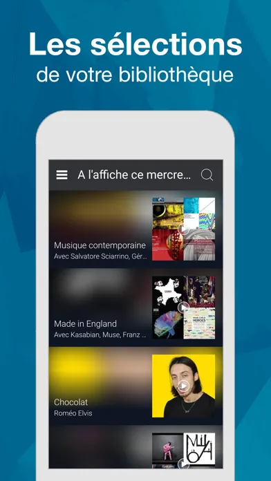 Скриншоты musicMe pour bibliothèques