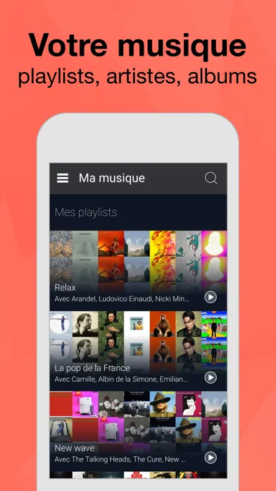 Скриншоты musicMe pour bibliothèques