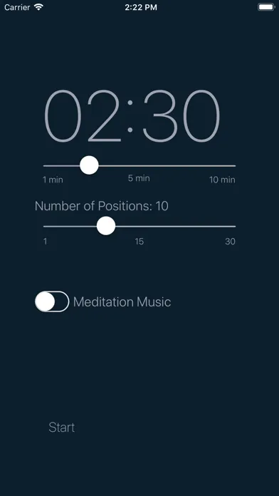 Captures d'écran de Reiki Timer AP
