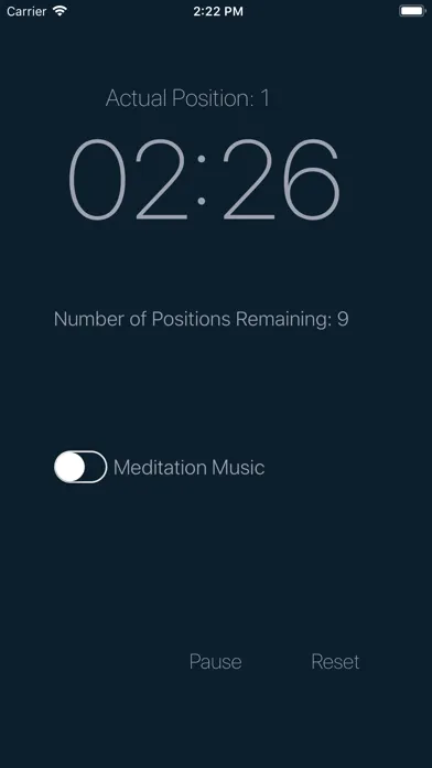 Captures d'écran de Reiki Timer AP