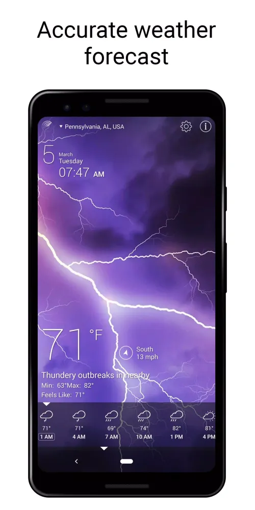Captures d'écran de Weather Live