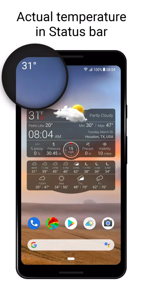Captures d'écran de Weather Live