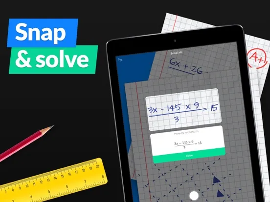 SnapCalc - Math Problem Solver iPad 應用截圖