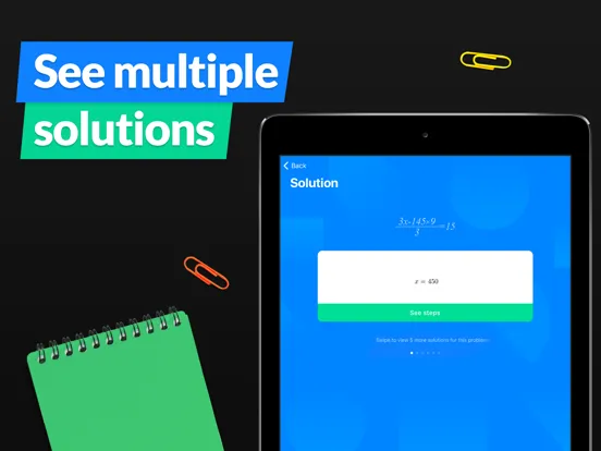 SnapCalc - Math Problem Solver iPad 應用截圖