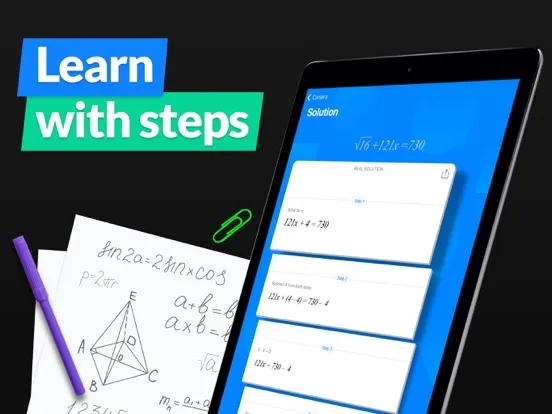 SnapCalc - Math Problem Solver iPad 應用截圖