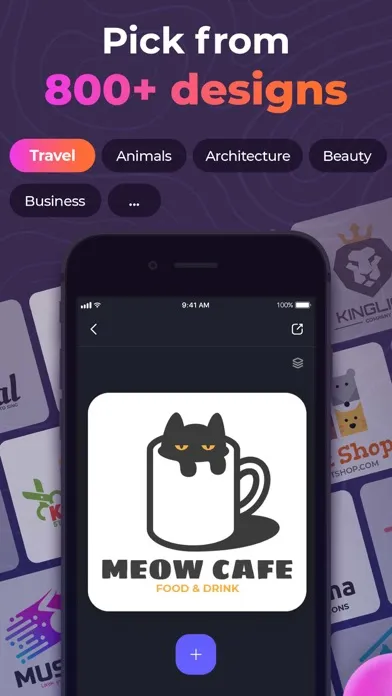 Shaped - Logo Design Maker スクリーンショット
