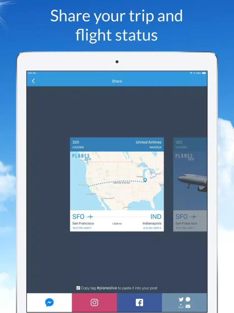 Planes Live: Flight Tracker iPad  Screenshots