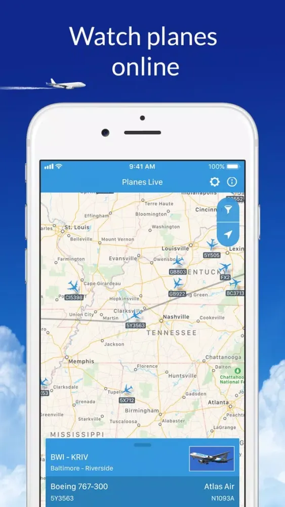 Planes Live: Flight Tracker Screenshots