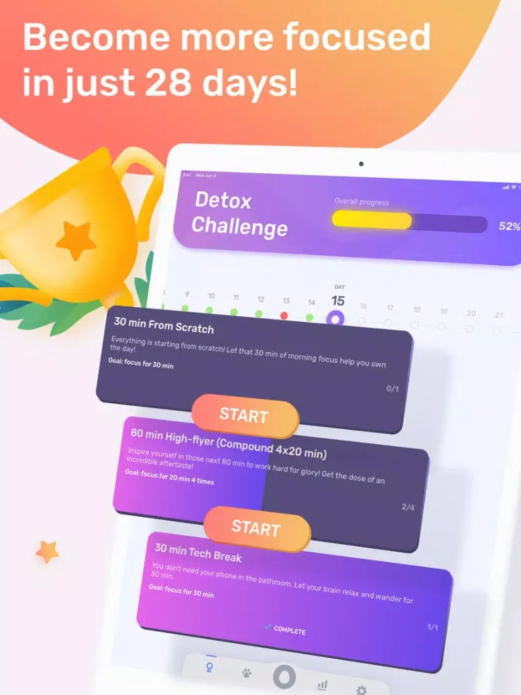 Eggzy - Focus & Time Keeper iPad  Screenshots