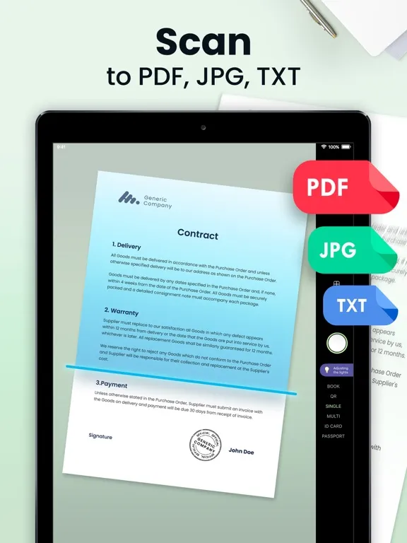 Scan Hero: PDF Scanner iPad  Ekran Görüntüleri