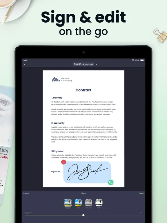 Scan Hero: PDF Scanner iPad  Ekran Görüntüleri
