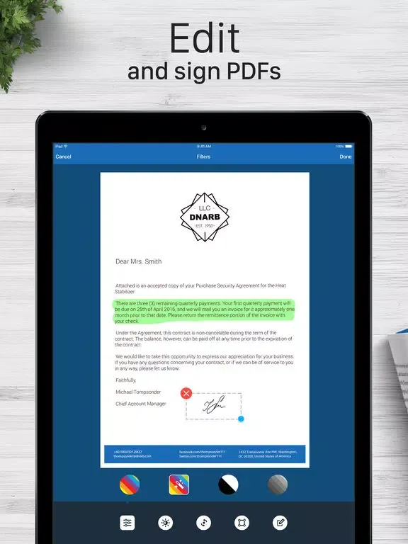 Scanner for Me + OCR iPad  स्क्रीनशॉट