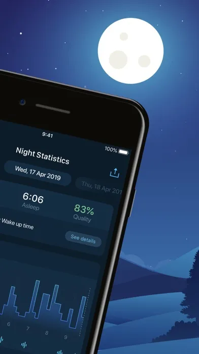 Captures d'écran de Sleepzy - Sleep Cycle Tracker