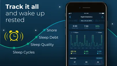 Captures d'écran de Sleepzy - Sleep Cycle Tracker