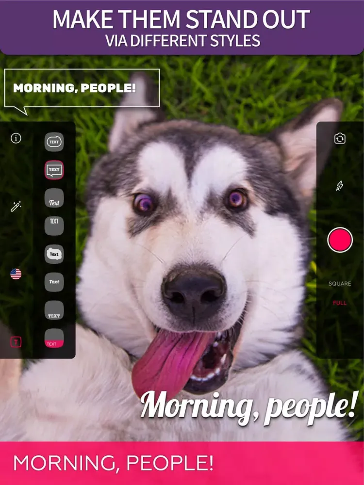 Скриншоты Clipomatic - Text on videos iPad 