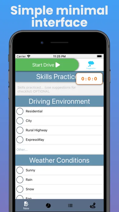 تصاویر Quick Log - Student Driver Log