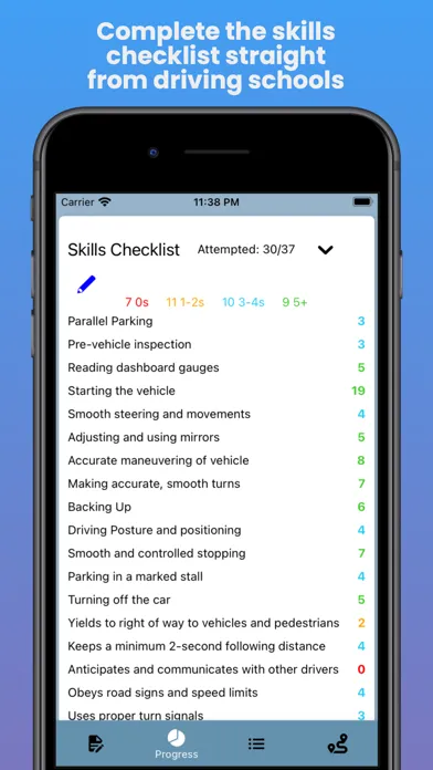 تصاویر Quick Log - Student Driver Log