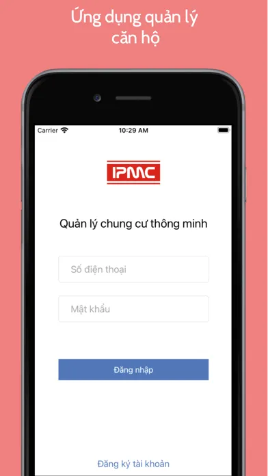 Ảnh chụp màn hình của IPMC