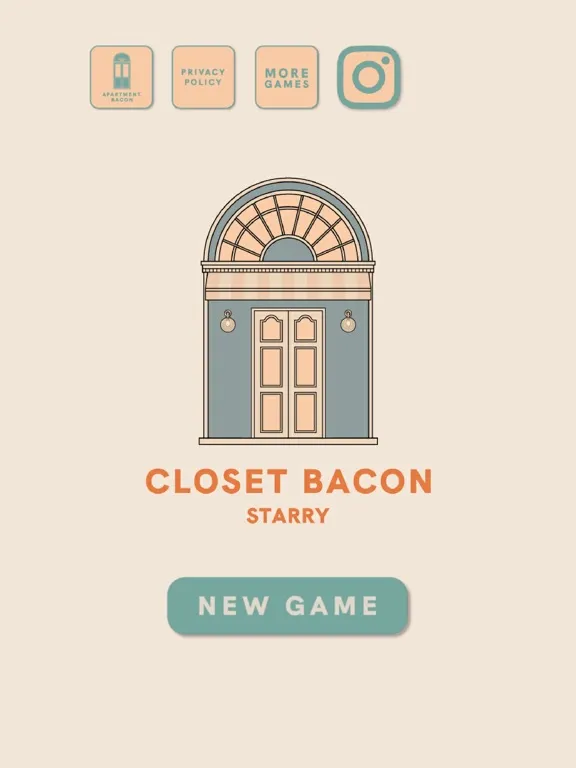 Tangkapan layar CLOSET BACON STARRY iPad 