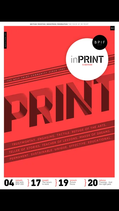 inPRINT Magazine应用截图