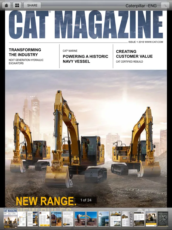 Capturas de tela do CAT MAGAZINE ONLINE iPad 