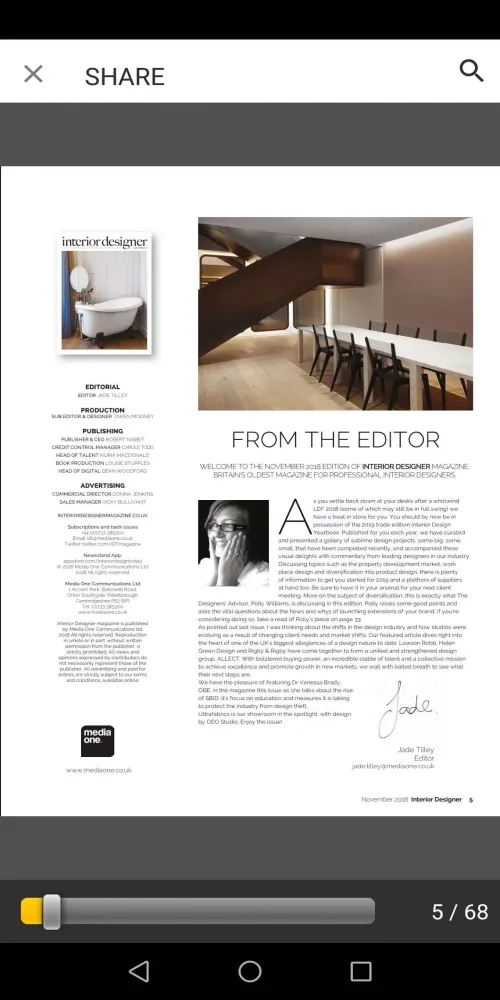 Interior Designer Magazine Screenshots