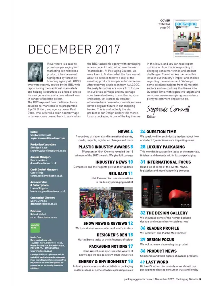 Captures d'écran de Packaging Gazette iPad 