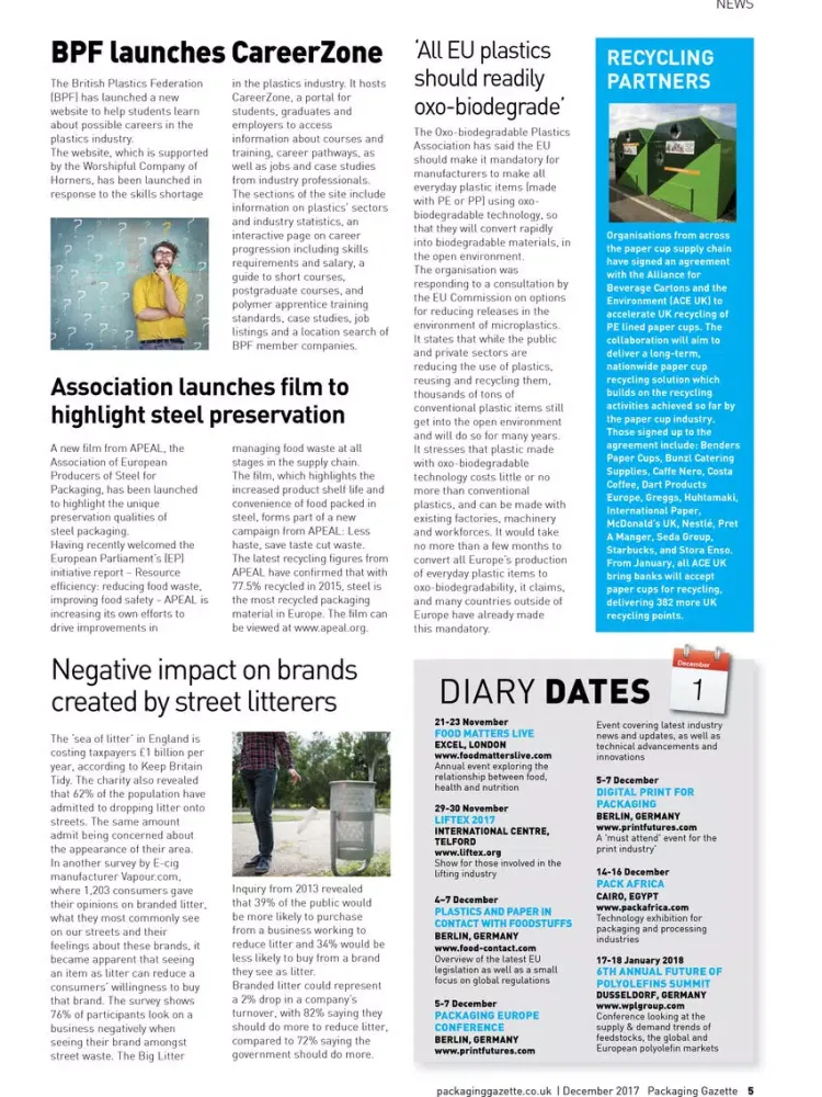 Captures d'écran de Packaging Gazette iPad 